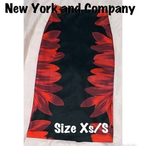 Pencil skirt with slit